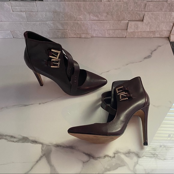 Bethan burgundy shoe bootie - Picture 2 of 3